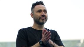 Roberto De Zerbi lors de ses adieux à Brighton, le 19 mai 2024