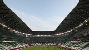 View of the Education City Stadium in the Qatari city of Ar-Rayyan.