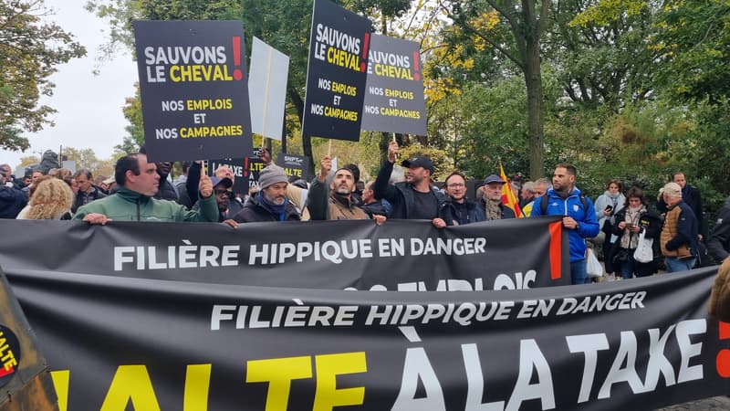 Forte mobilisation de la filière hippique ce jeudi 7 novembre à Paris