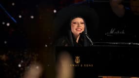 Lady Gaga lors du concert caritatif FireAid organisé le 30 janvier 2025 à Los Angeles pour aider les victimes des incendies qui ont ravagé la ville.