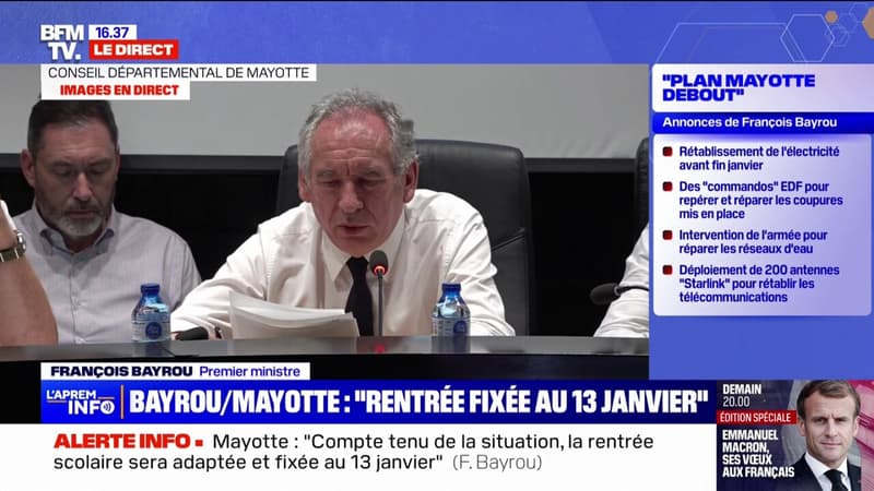 François Bayrou annonce 