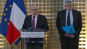 Michel Sapin et Christian Eckert annoncent que le déficit sera moins élevé que prévu en 2015.