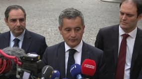 Le ministre de l'Intérieur Gérald Darmanin le 9 octobre 2023. 