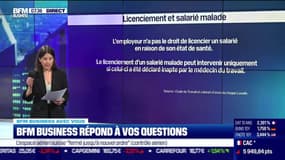 BFM Business avec vous : Puis-je être licencié parce que je suis malade ? - 15/06