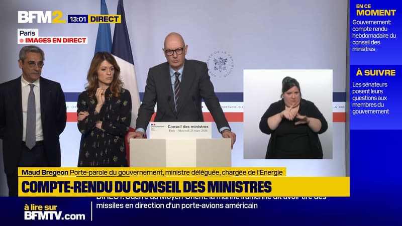 "On n'en est pas là en France" : Roland Lescure "regrette" d'avoir utilisé le terme de "nouveau choc pétrolier"