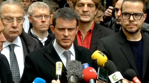 Manuel Valls a affirmé qu'une protection policière des rédactions était "indispensable"