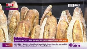 INFO RMC - 22 boulangeries contrôlées le 1er mai