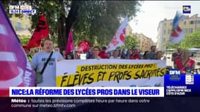 Retraites: la réforme des lycées professionnels au cœur de la manifestation à Nice