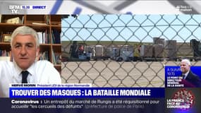 En Normandie, Hervé Morin a commandé 2 millions de masques: "Nous en avons reçu 150 000"