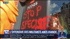 "On attaque notre outil de travail." Les bouchers pris pour cibles par les anti-viande