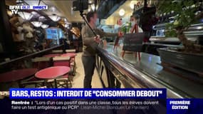 Au bar ou au restaurant, il est désormais interdit de "consommer debout"