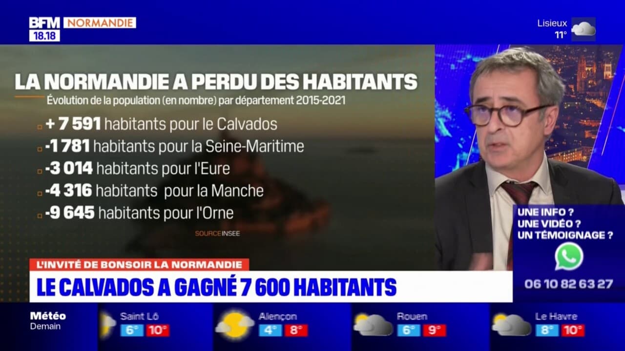 Normandie: Christian Camesella, directeur adjoint de l'Insee, explique ...