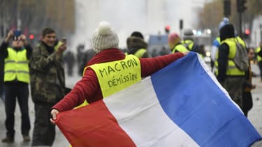 Sur les Champs-Elysées, le 24 novembre 2018.