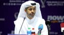 Nasser al-Khater, président du comité d'organisation de la Coupe du monde 2022 au Qatar, à Doha le 8 septembre 2022