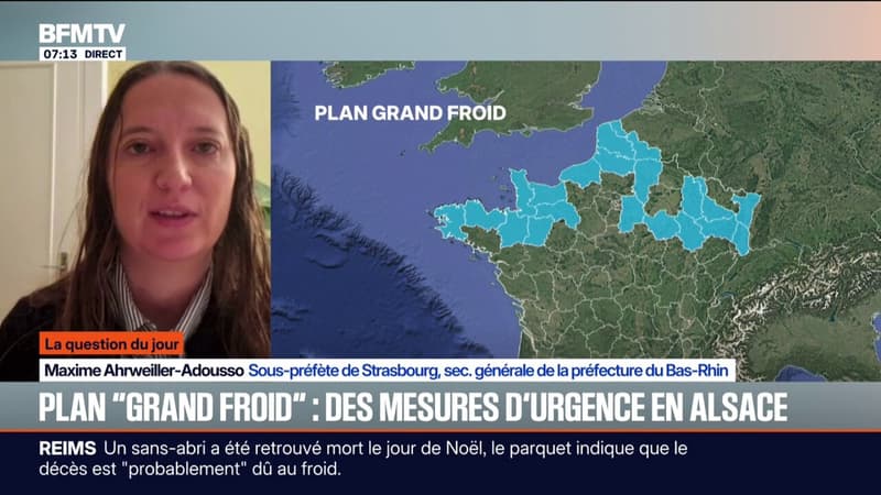“Grand froid”: “Ce sont les températures ressenties que l’on prend en compte”, indique la sous-préfète de Strasbourg