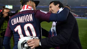 Neymar et Unai Emery