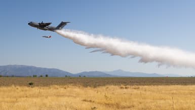 Airbus A400 M transformé en bombardier d'eau