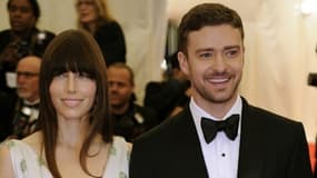 Jessica Biel et Justin Timberlake au Metropolitan Museum of Art de New York, le 7 mai 2012