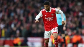 Reiss Nelson avec Arsenal, à Londres le 4 mars 2023