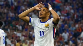 Kylian Mbappé lors de France-Espagne à l'Euro le 9 juillet 2024