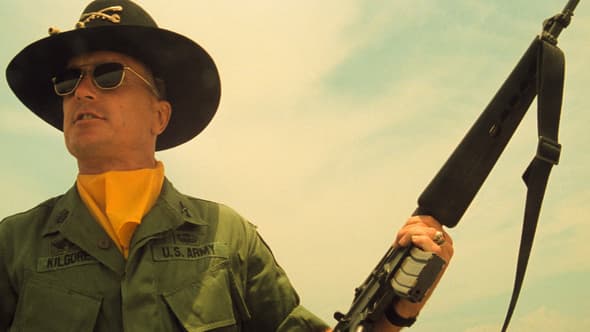 L'acteur américain Robert Duvall dans "Apocalypse Now" de Francis Ford Copolla (1979).