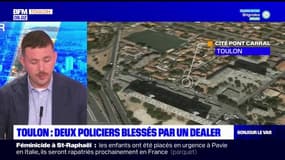 Toulon: deux policiers blessés par un dealer lors d'une opération de surveillance