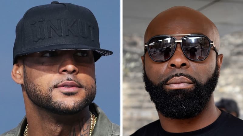 Les rappeurs Booba et Kaaris