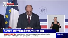 Jean Castex: "Ces évolutions positives sont à mettre sur le compte de la mobilisation des Français et du succès de la campagne de vaccination"