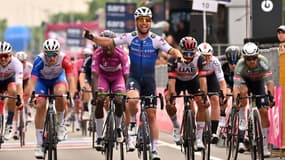 Mark Cavendish lors de la troisième étape du Giro 2022.