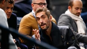 Nicolas Escudé dans les tribunes du tournoi de Bercy en 2019
