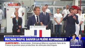 Emmanuel Macron promet des primes "de 2000 à 7000 euros" pour l'achat de véhicules électriques ou hybrides