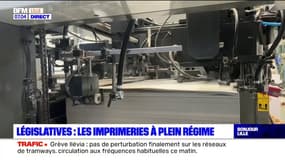 Législatives: les imprimeries tournent à plein régime à Hazebrouck pour livrer les bulletins de vote à temps