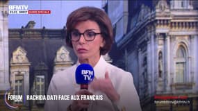 FORUM BFM - "Les familles fuient Paris", explique Rachida Dati, ministre de la Culture
