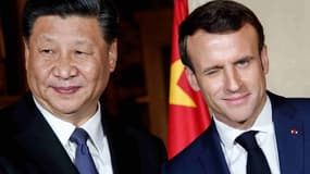 Le président chinois Xi Jinping, reçu sur la Côte d'Azur par son homologue français, Emmanuel Macron
