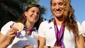 Charlotte Bonnet et Camille Muffat