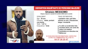 Un homme de 35 ans a disparu à Lyon.
