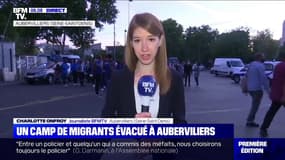 Un camp d'au moins 1500 migrants est en cours d'évacuation à Aubervilliers