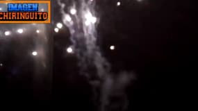 Feu d'artifice à Barcelone devant l'hôtel du PSG