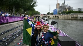 Les premiers spectateurs de la cérémonie d'ouverture des JO de Paris 2024.