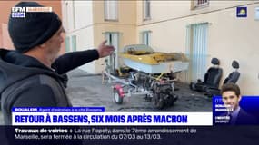 Marseille: retour à Bassens, six mois après la visite d'Emmanuel Macron