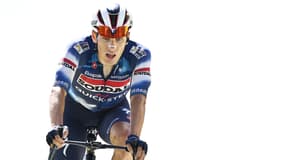 Ilan Van Wilder à l'arrivée de la 16e étape du Tour de France au Mont Ventoux, le 22 juillet 2025