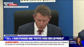 Professeure tuée: "le lycéen était suivi par un médecin psychiatre", précise le procureur de Bayonne