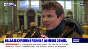 Lille: les chrétiens réunis à la messe de Noël