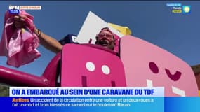 BFM Nice Côte d'Azur a embarqué à bord d'une caravane du Tour de France