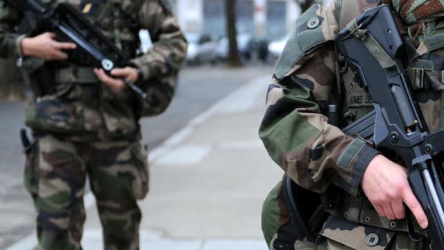 Des militaires de l'opération "Sentinelle"
