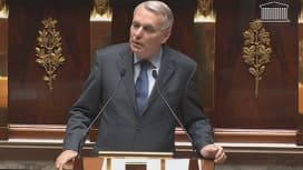 Jean-Marc Ayrault, devant l'Assemblée mardi 10 décembre.