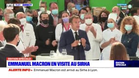 Lyon: Emmanuel Macron annonce la défiscalisation des pourboires par carte bancaire
