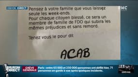 "À partir de maintenant ce sera œil pour œil": des CRS ont reçu des lettres de menaces de mort à leur domicile