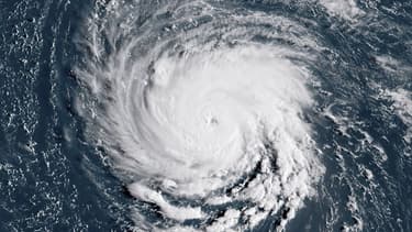 L'ouragan Florence à l'approche des côtes américaines, le 10 septembre 2018.