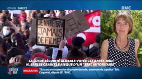 Evacuation musclée d'un camp de migrants dans Paris: "On se dirige vers un Etat autoritaire, c'est absolument inacceptable" déplore la députée LREM Nathalie Sarles sur RMC